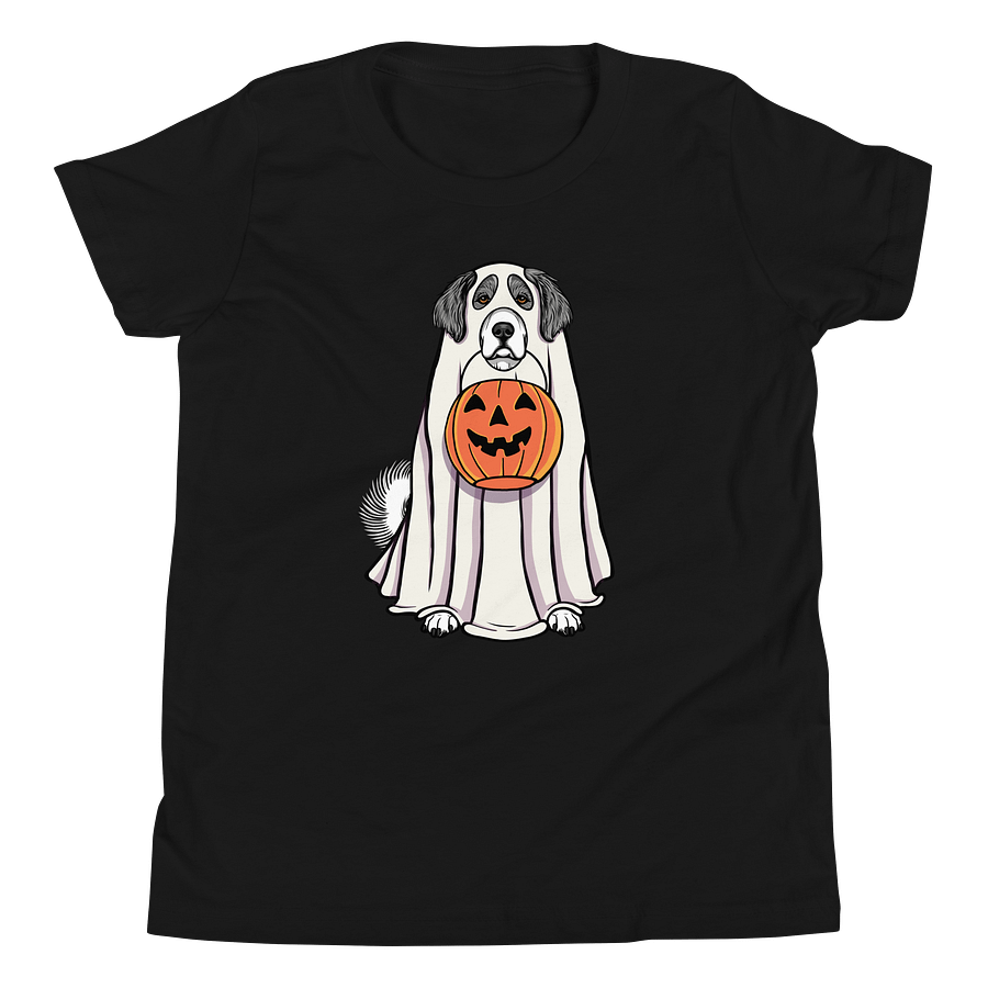 Halloween Great Pyrenees(Gray & White) Youth T-Shirt product image (10)