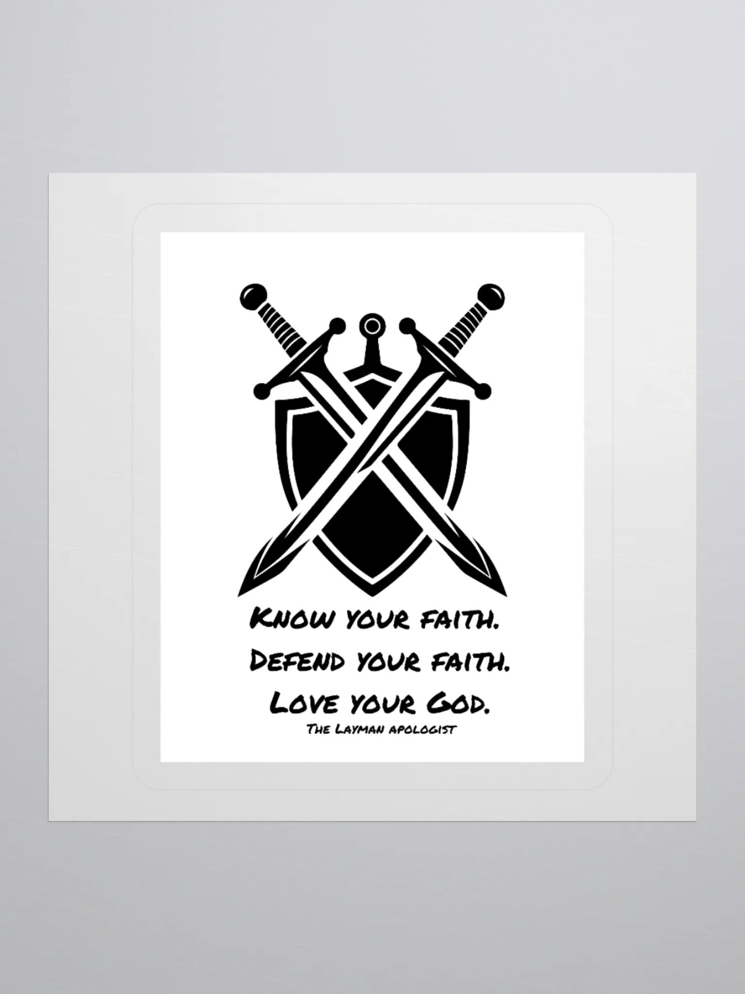 KYF sticker Black product image (1)