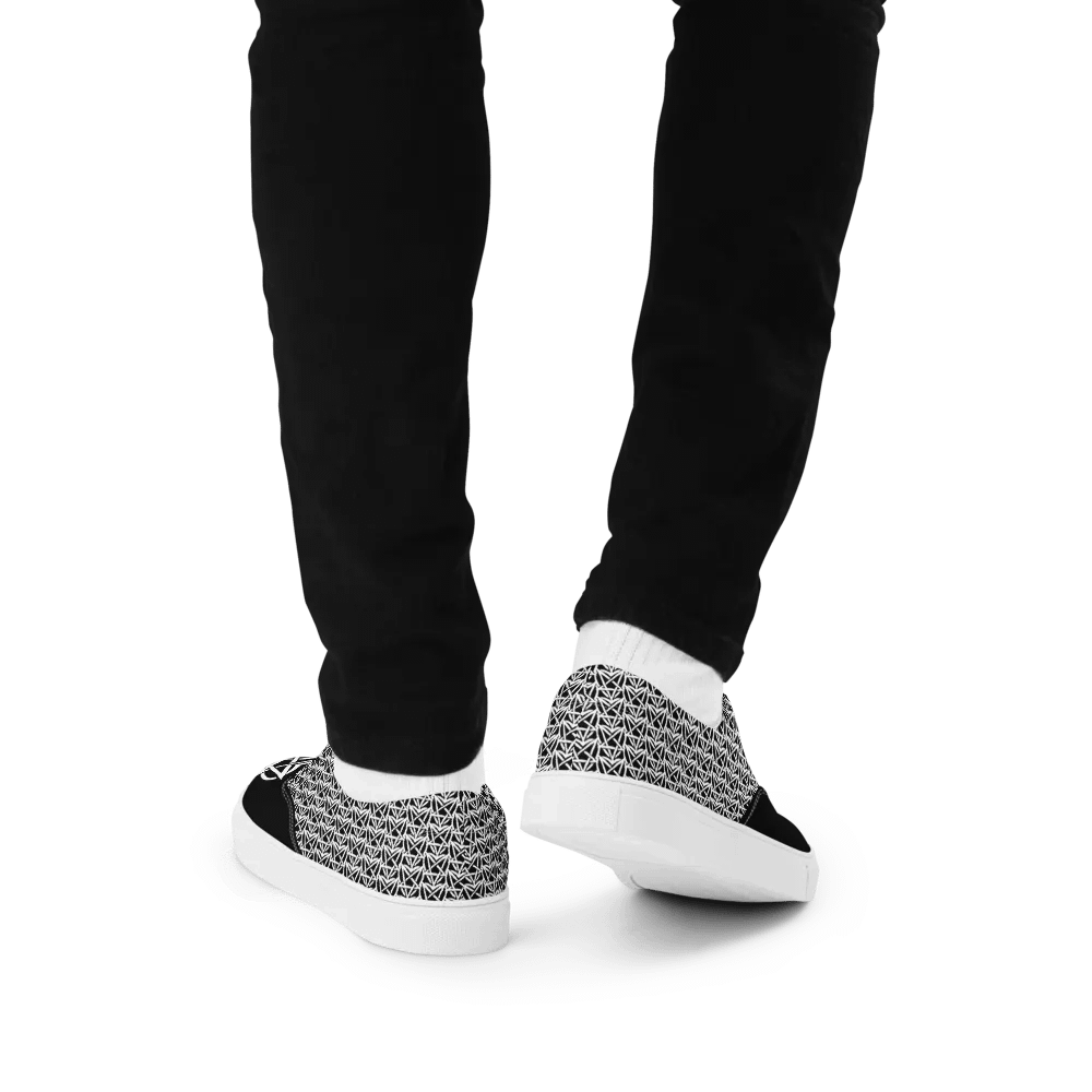 Men's Darkheart Pattern Canvas Shoes product image (8)