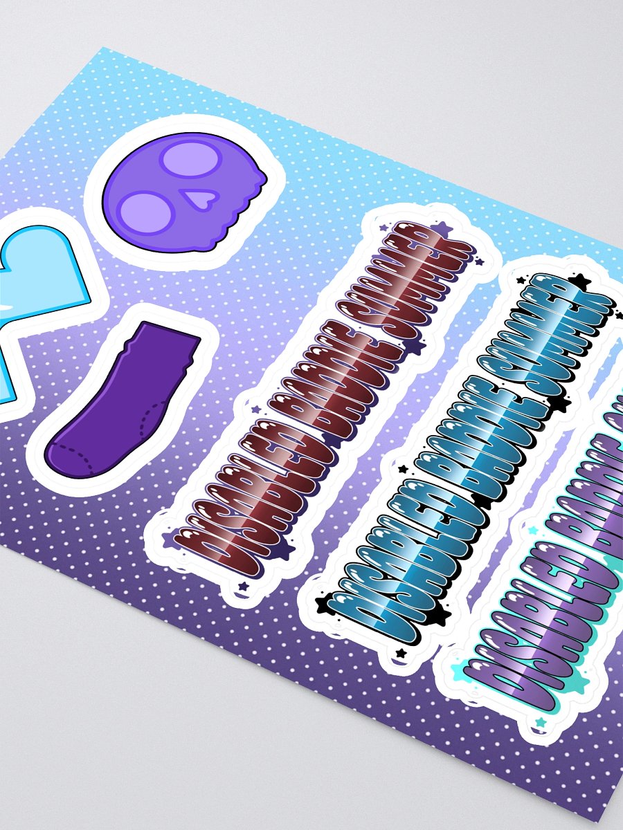 Disabled Baddie Summer Sticker Sheet product image (2)