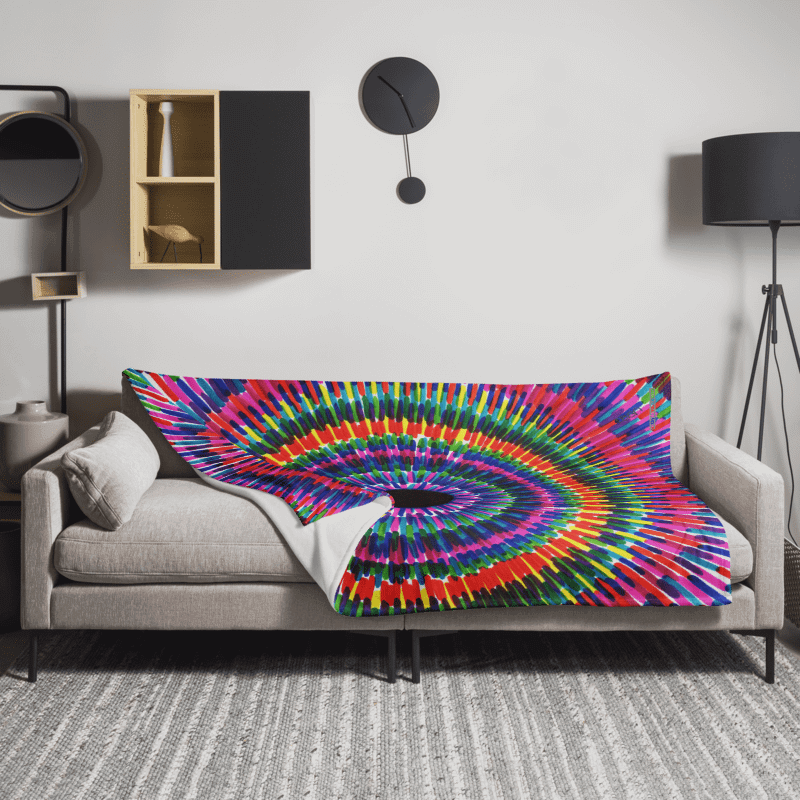 Tie Dye Blanket product image (1)