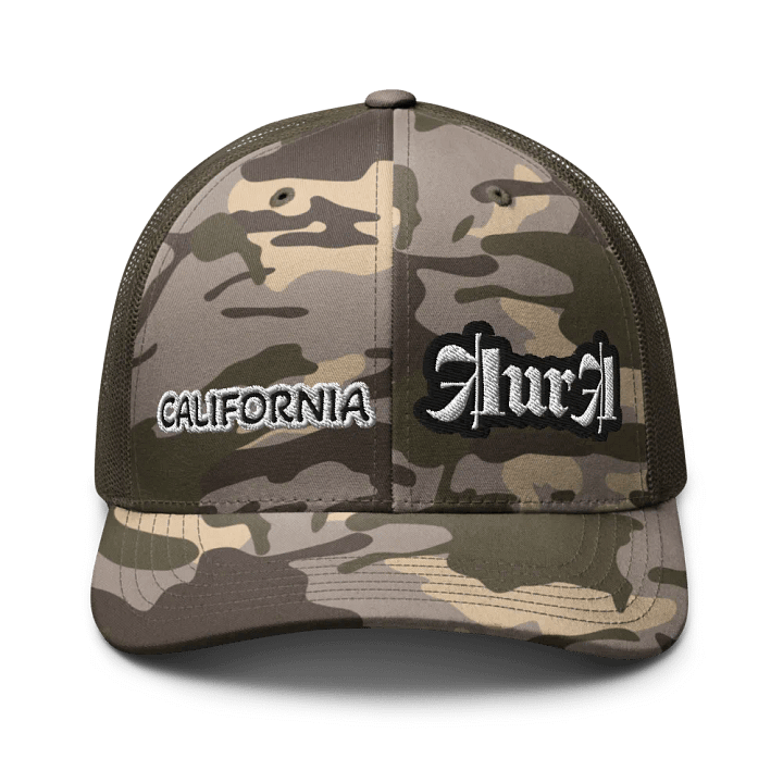 California Gothic Camo Trucker Hat product image (1)
