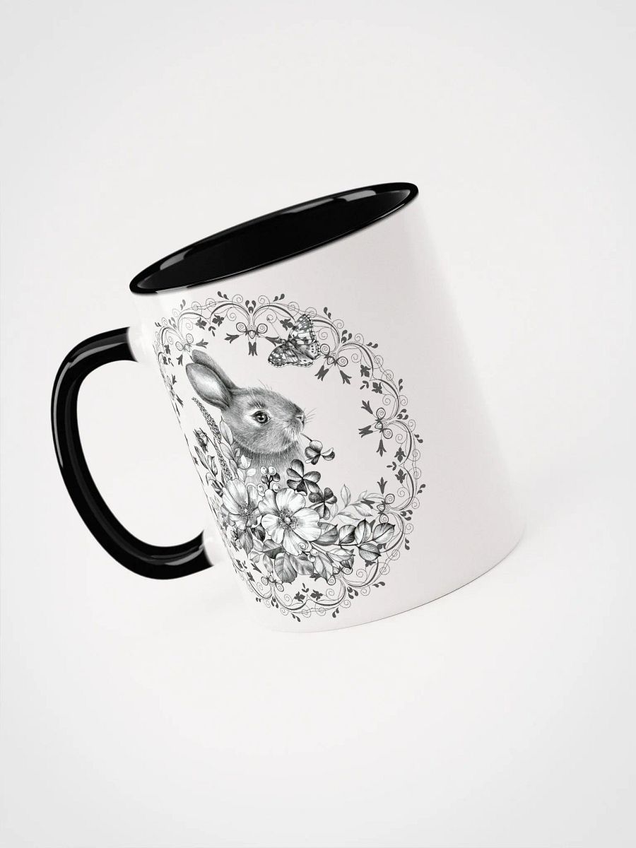 Floral Rabbit Ceramic Mug product image (32)