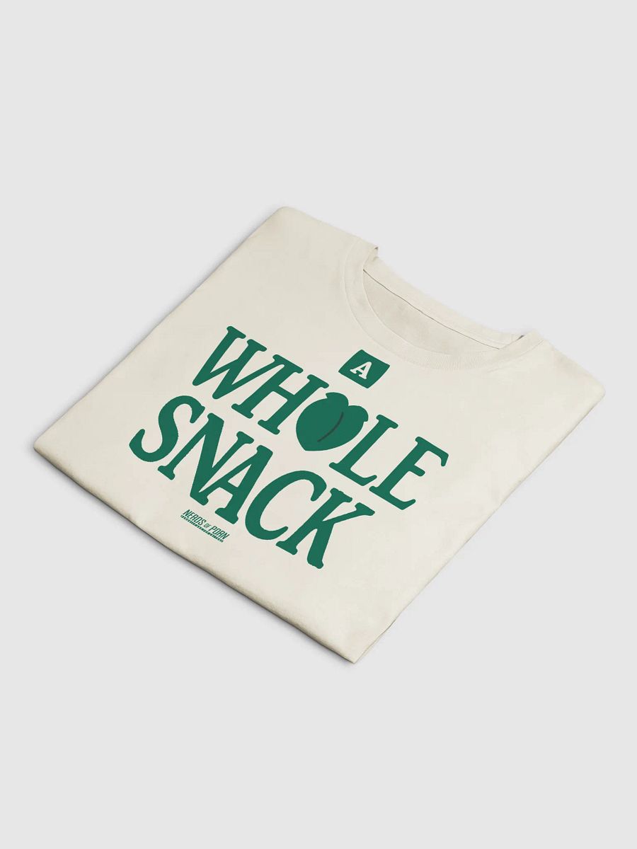 A Whole Snack Parody Crop Tee (white) product image (3)