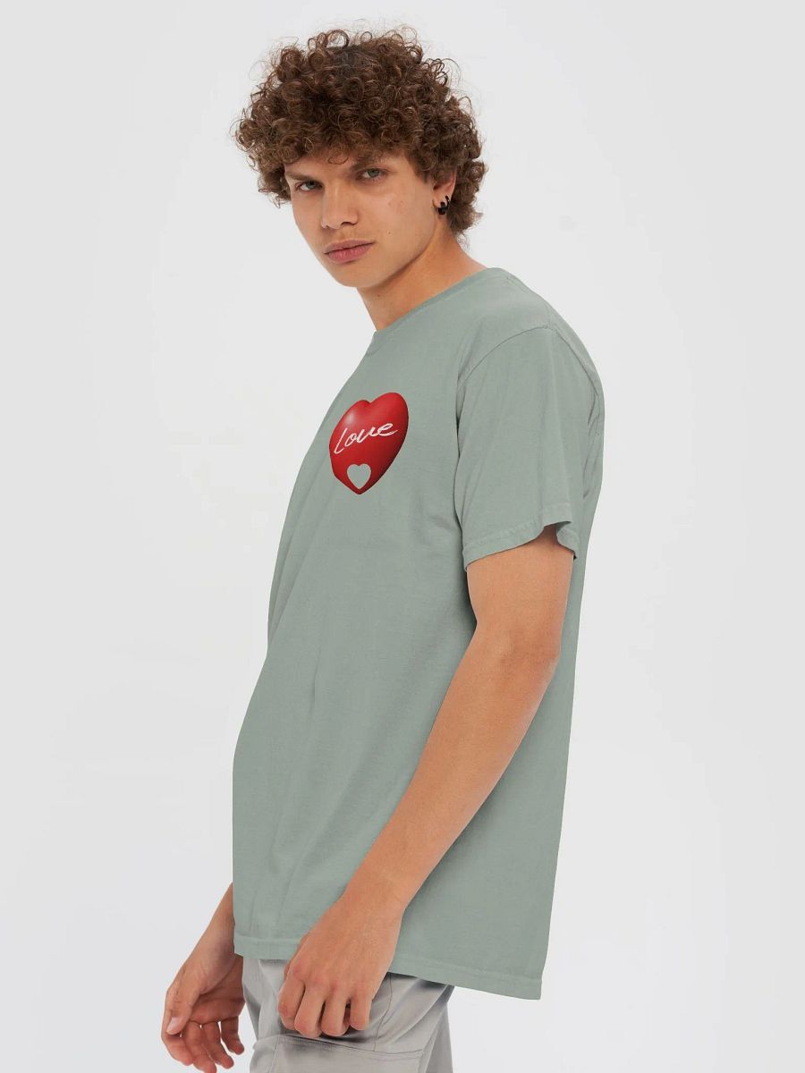 Love in a 3D Heart T-Shirt (Small Design) product image (4)