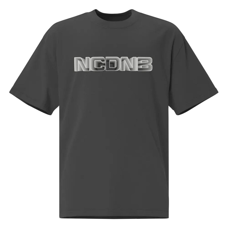 NCDNG Logo Premium Oversized Faded T-Shirt product image (1)