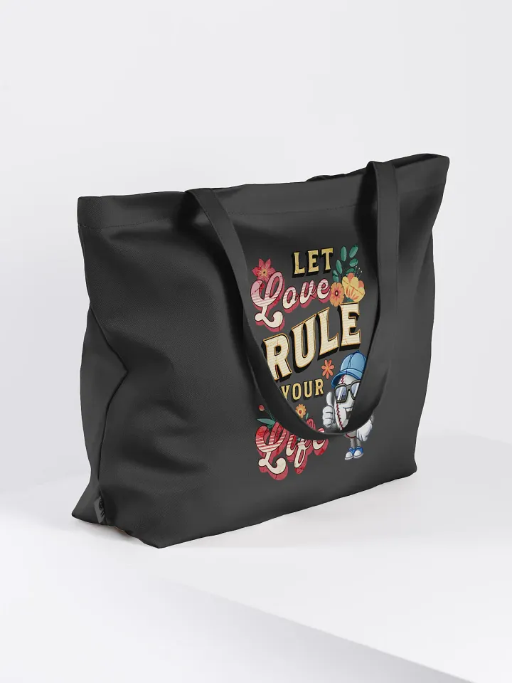 Let Love Rule Your Life Colorful Eco-Friendly Tote Bag product image (1)