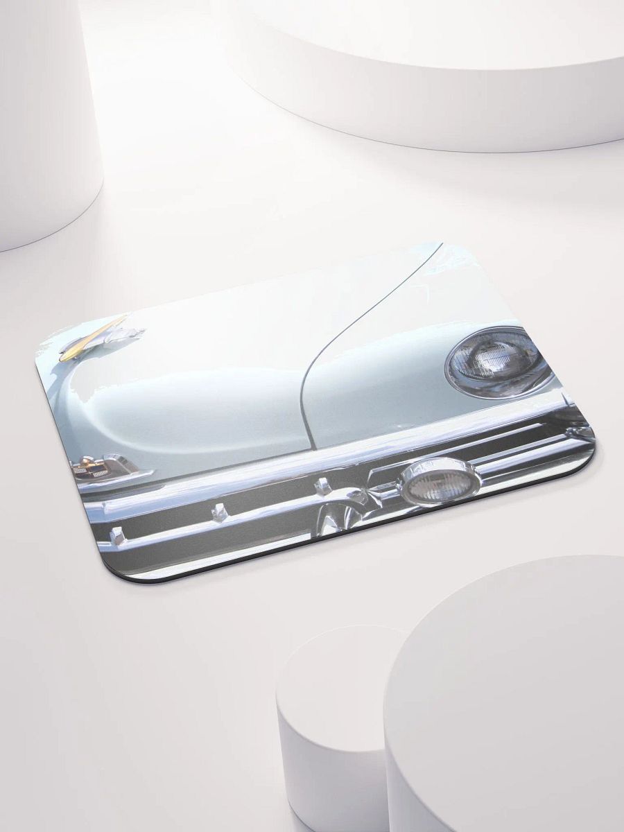 White Hot Vintage Car Mouse Pad product image (4)