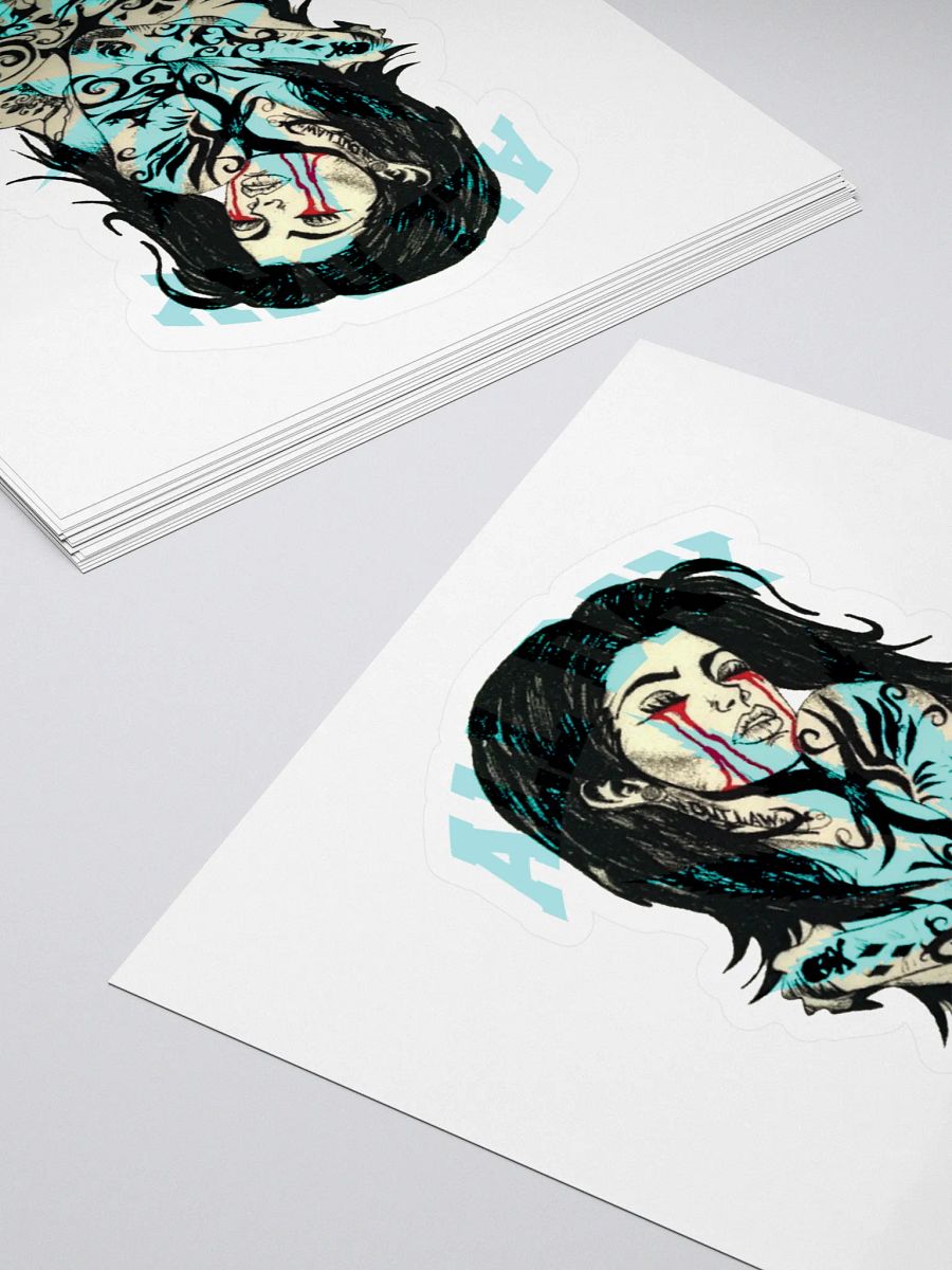Tattoo Women - Cannabis - AQUA | Kiss Cut Stickers product image (4)