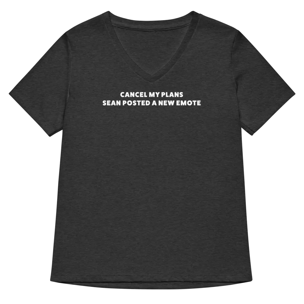 Cancel My Plans | Women's Relaxed V-Neck T-Shirt product image (31)