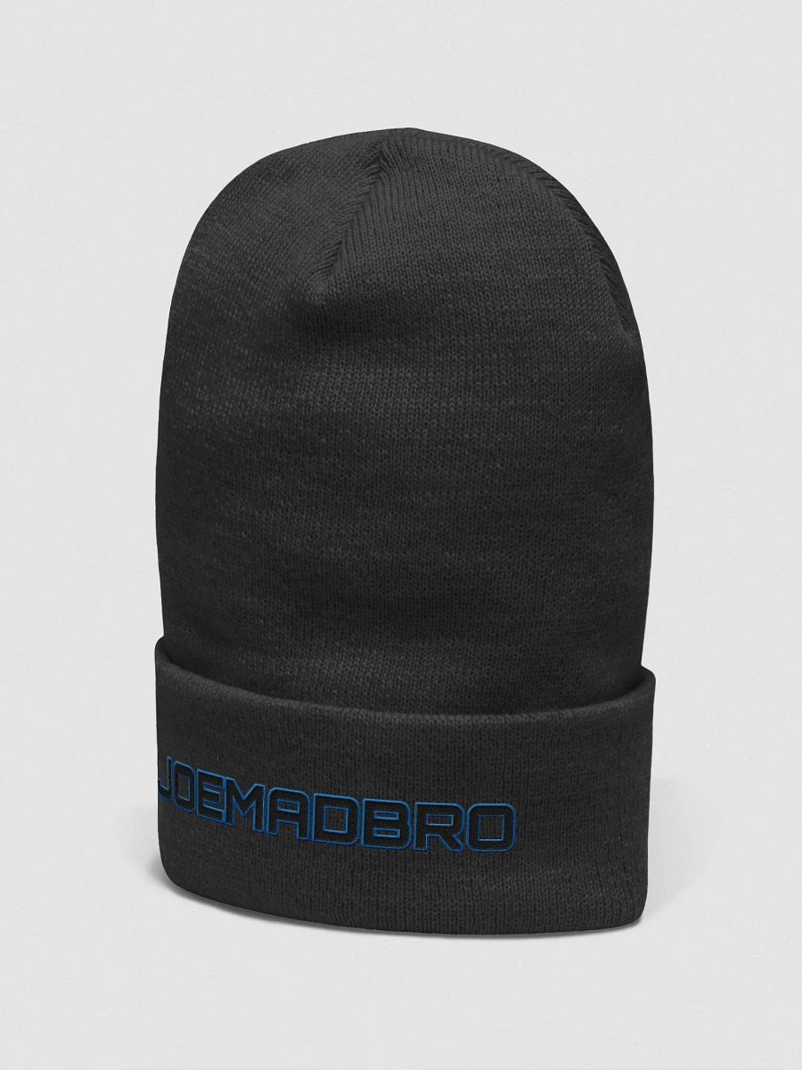 JoeMadBro Embroidered Cuffed Beanie Black product image (4)