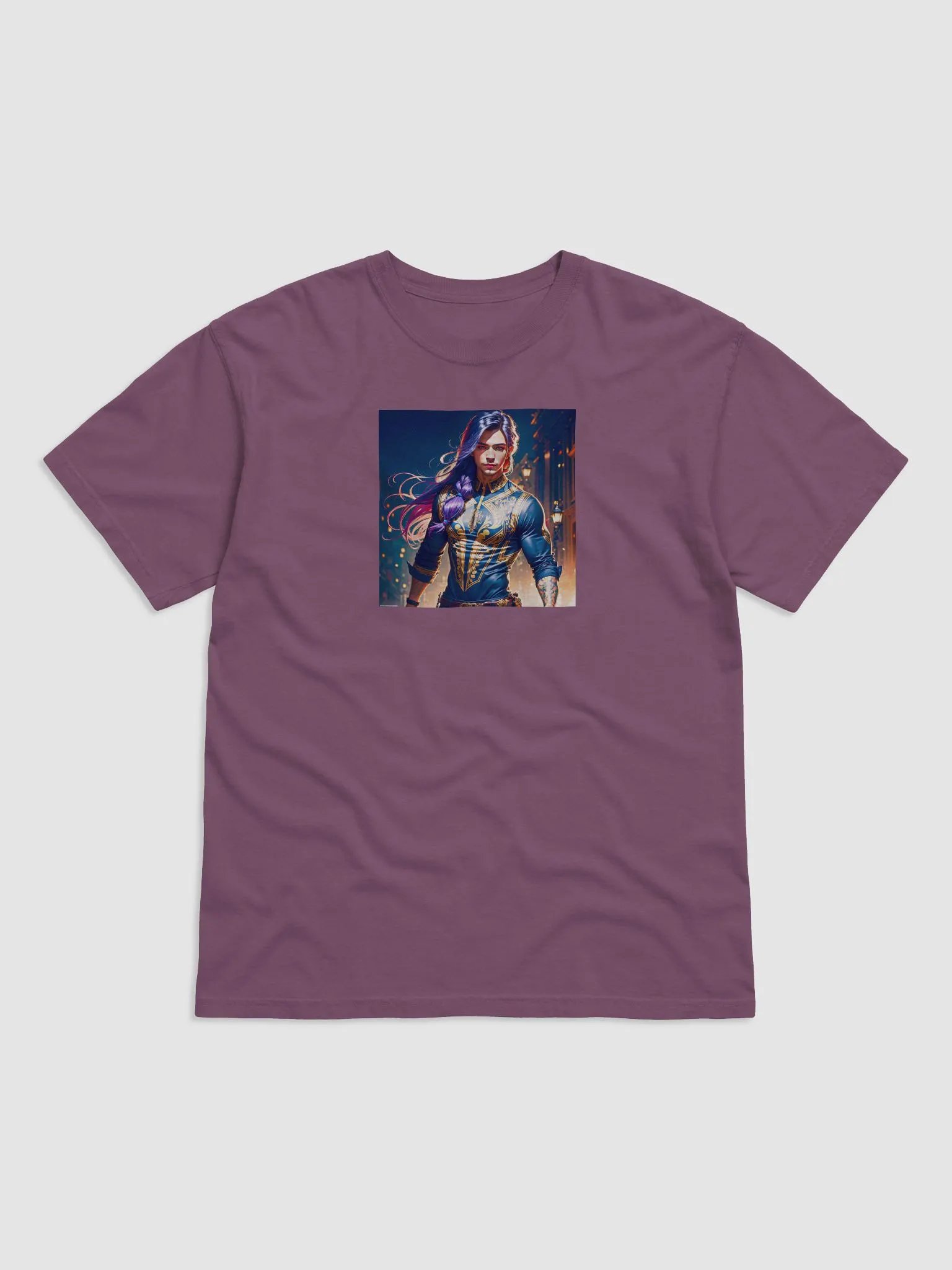 Long Hair Muscle Man T-Shirt product image (2)