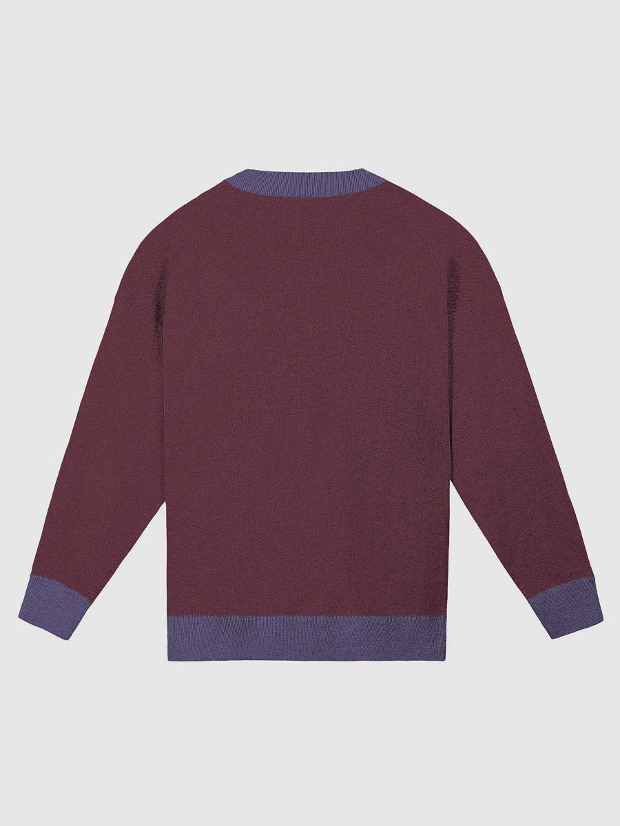 BUSY-BRAINED (white + grape design) knitwear crewneck product image (10)