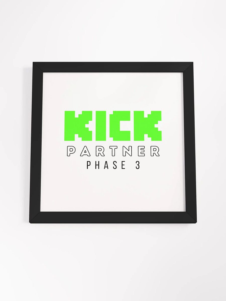 Framed Phase 3 Sign product image (4)