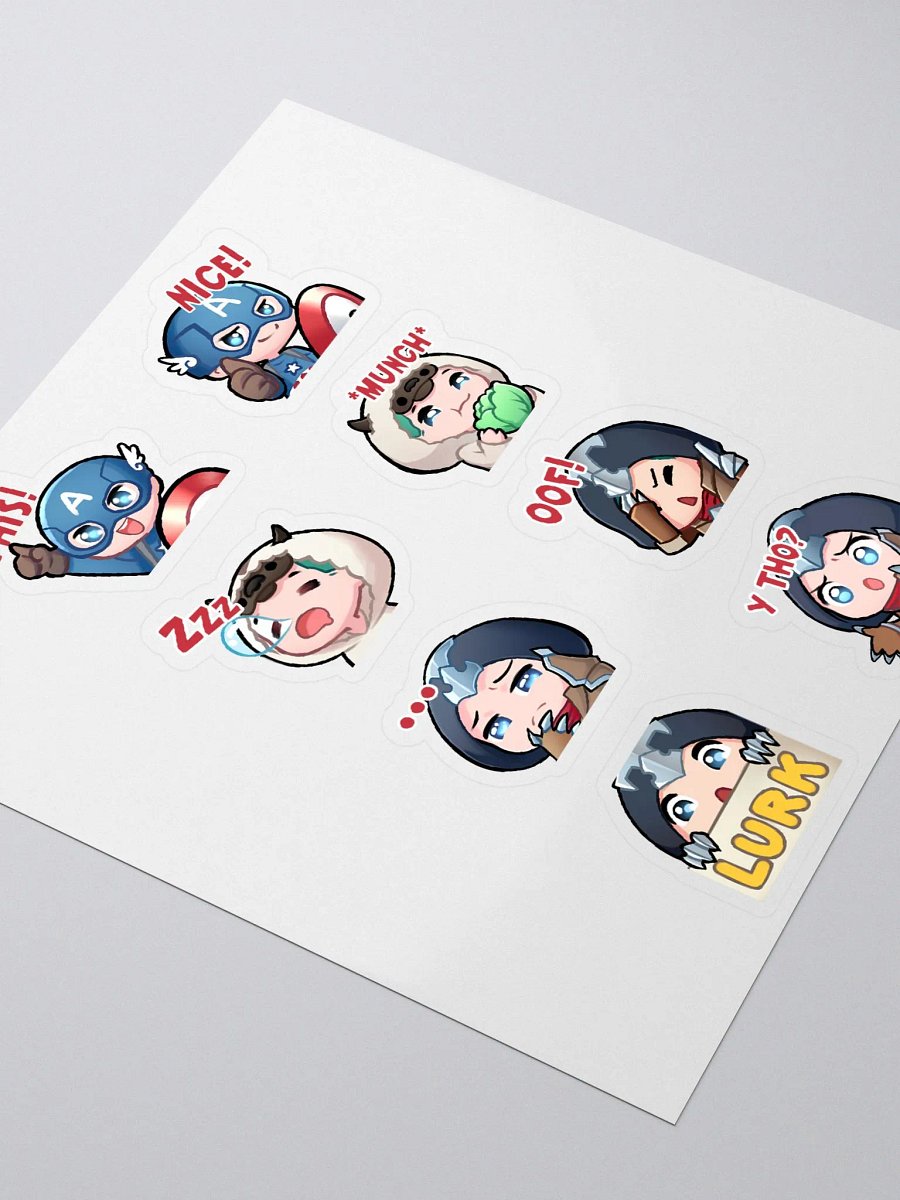 Cap, Appa, & Sombra - Sticker Sheet product image (3)