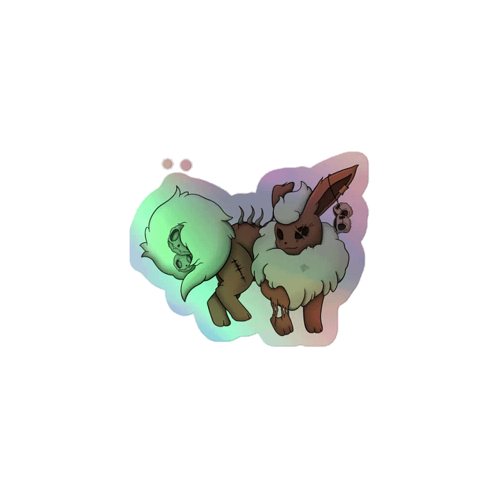 Fantasy Monster Holographic Sticker Set product image (1)