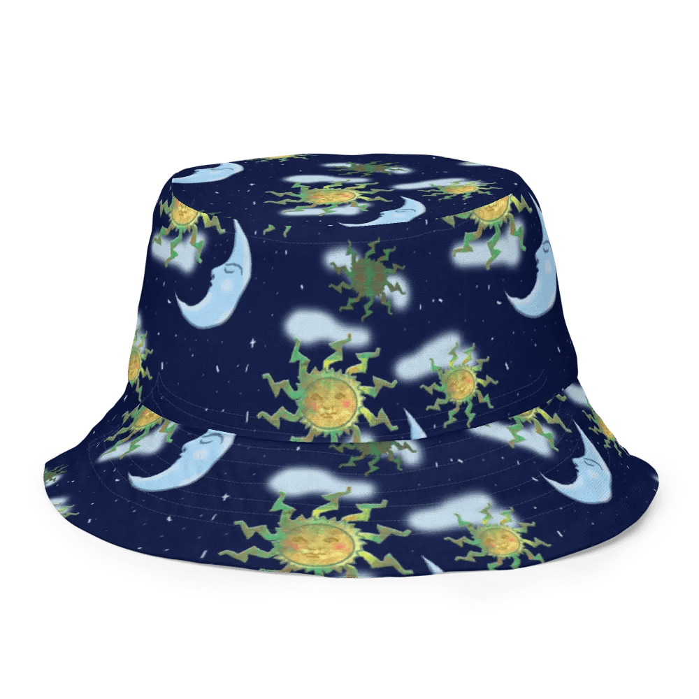 Clouds and Antique Sun Bucket Hat product image (10)