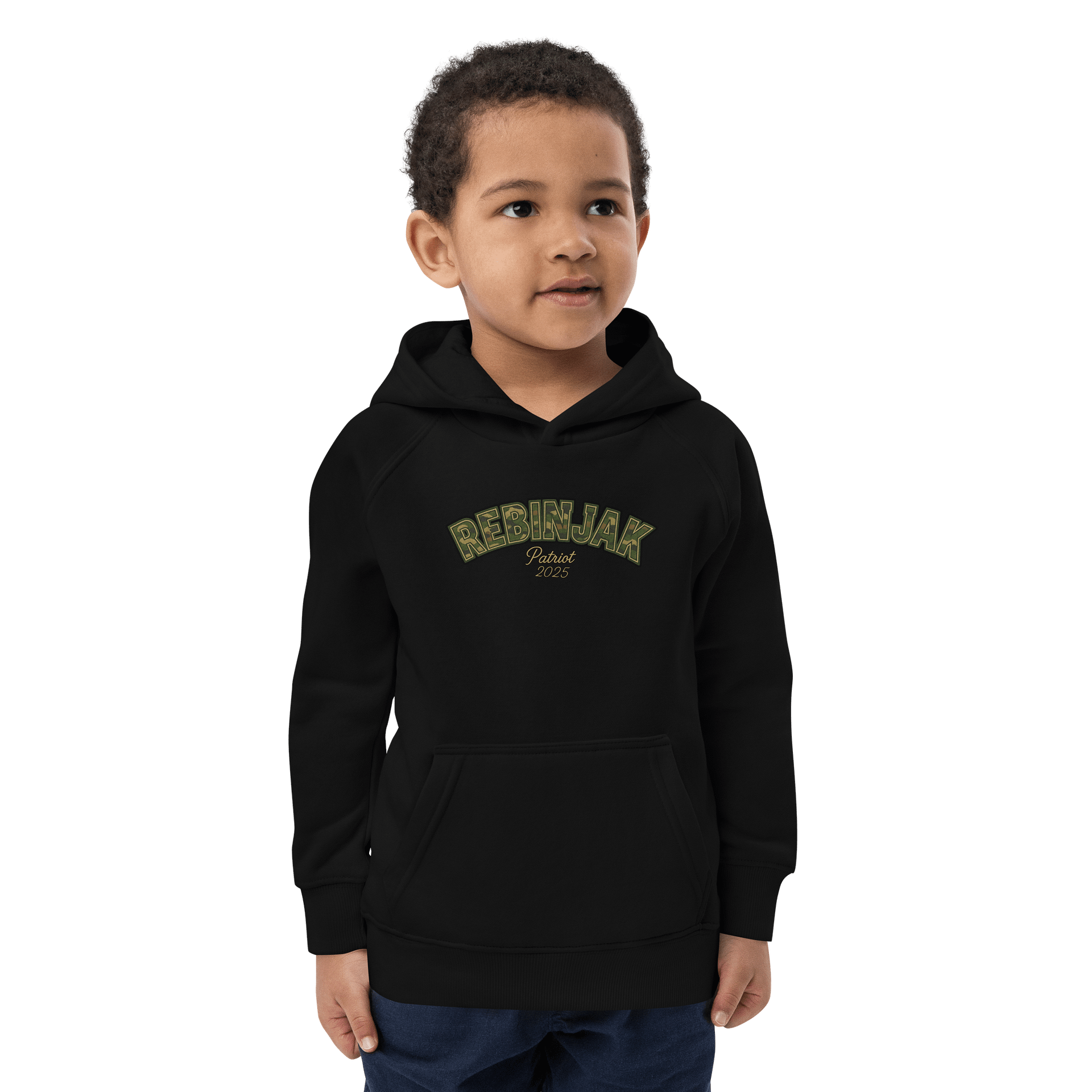 REBINJAK Patriot 2025 Kids Eco Hoodie product image (1)