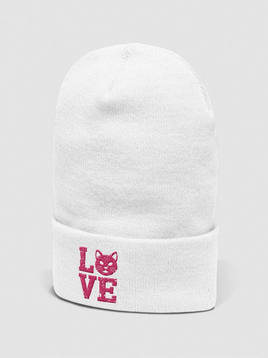 Love Cat Cuffed Beanie product image (5)