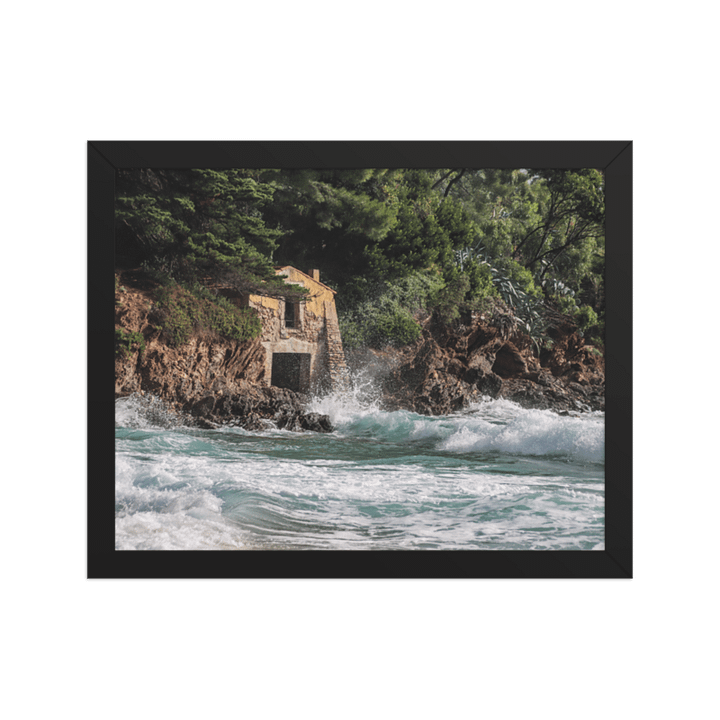 Print Fine Art - Limited Edition - Seaside Hut, Pramousquier Beach, "Battling Time" product image (2)