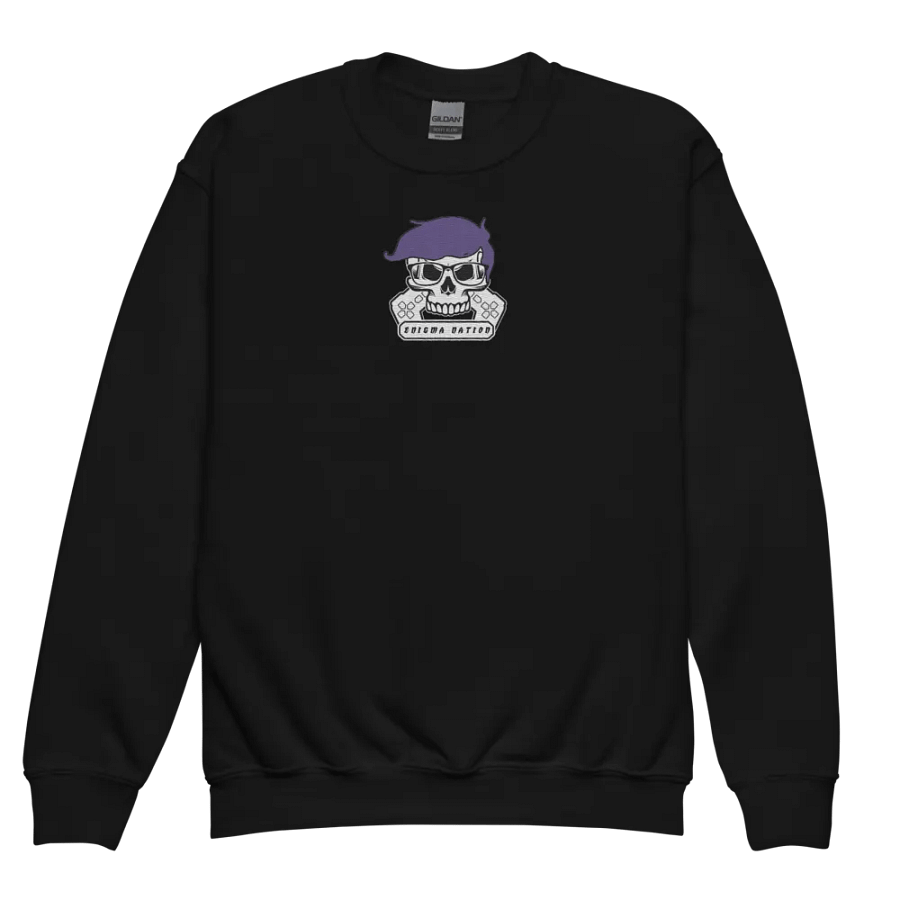Enigma Nation Gildan Youth Crew Neck Sweatshirt (EMBRODERED) product image (6)