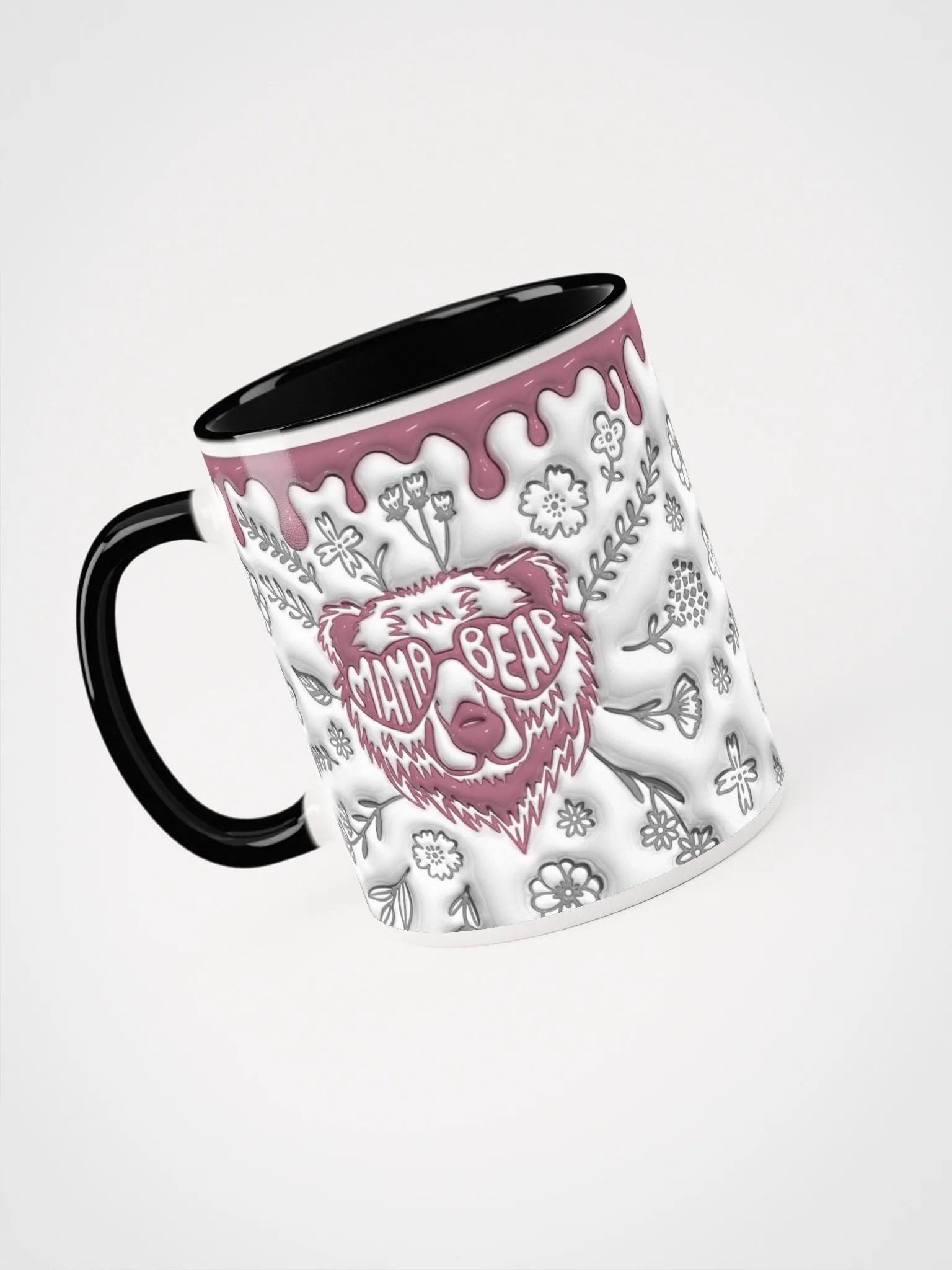 Cool mama bear 3D mug, sunglasses mom, gift for mother accent mug product image (4)