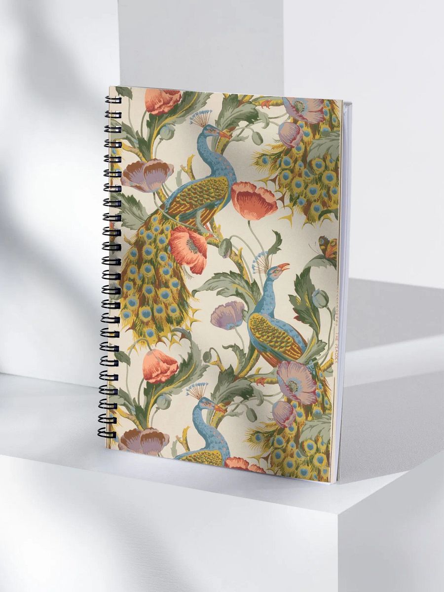 Peacock Paradise Spiral Notebook product image (1)
