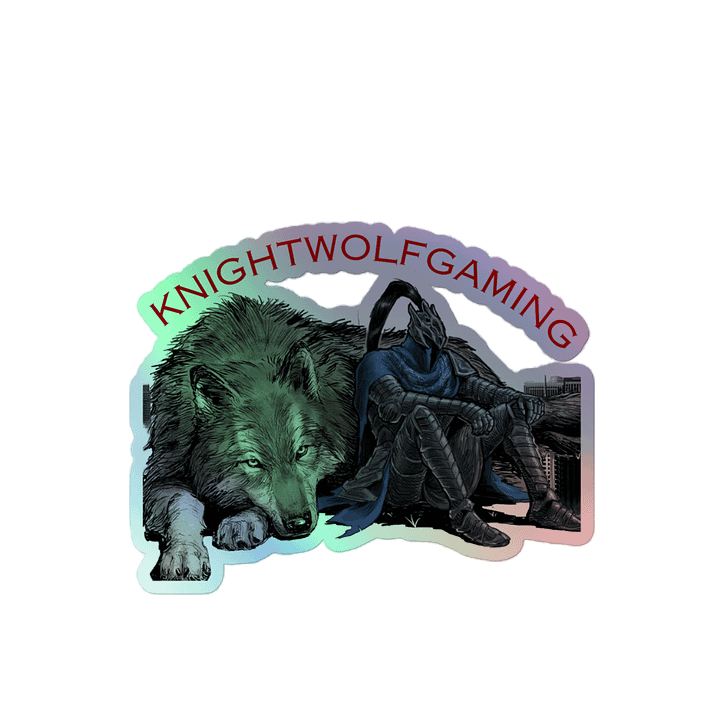 KnightWolf Holographic Sticker Sheet product image (2)