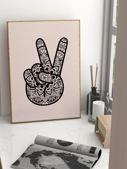 Hippy Victory Parchment Poster product image (8)