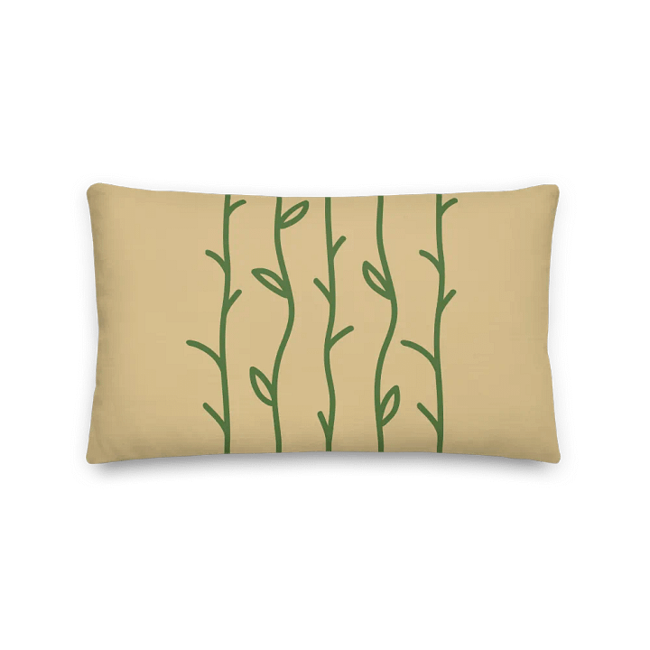Bamboo Rose Garden Premium Pillow product image (5)