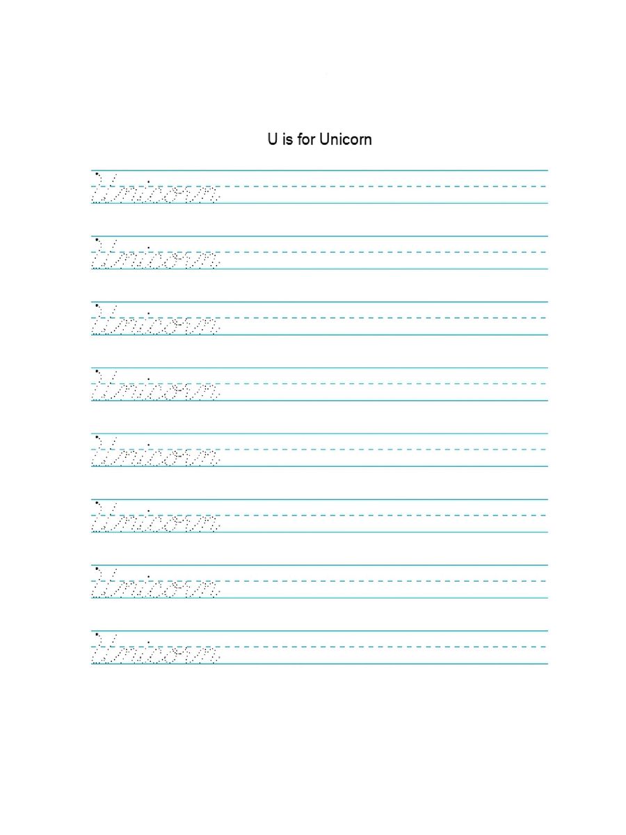 Cursive Writing Worksheets with Animal ABCs product image (8)