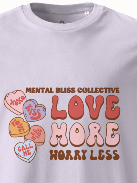 "Love More Worry Less" T-Shirt – A Daily Reminder to Stay Positive product image (22)
