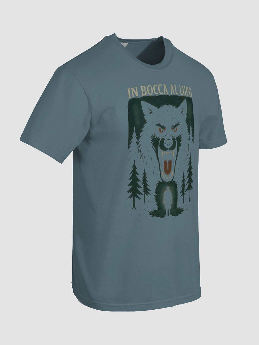 In bocca al lupo t-shirt by dark alphabet product image (8)