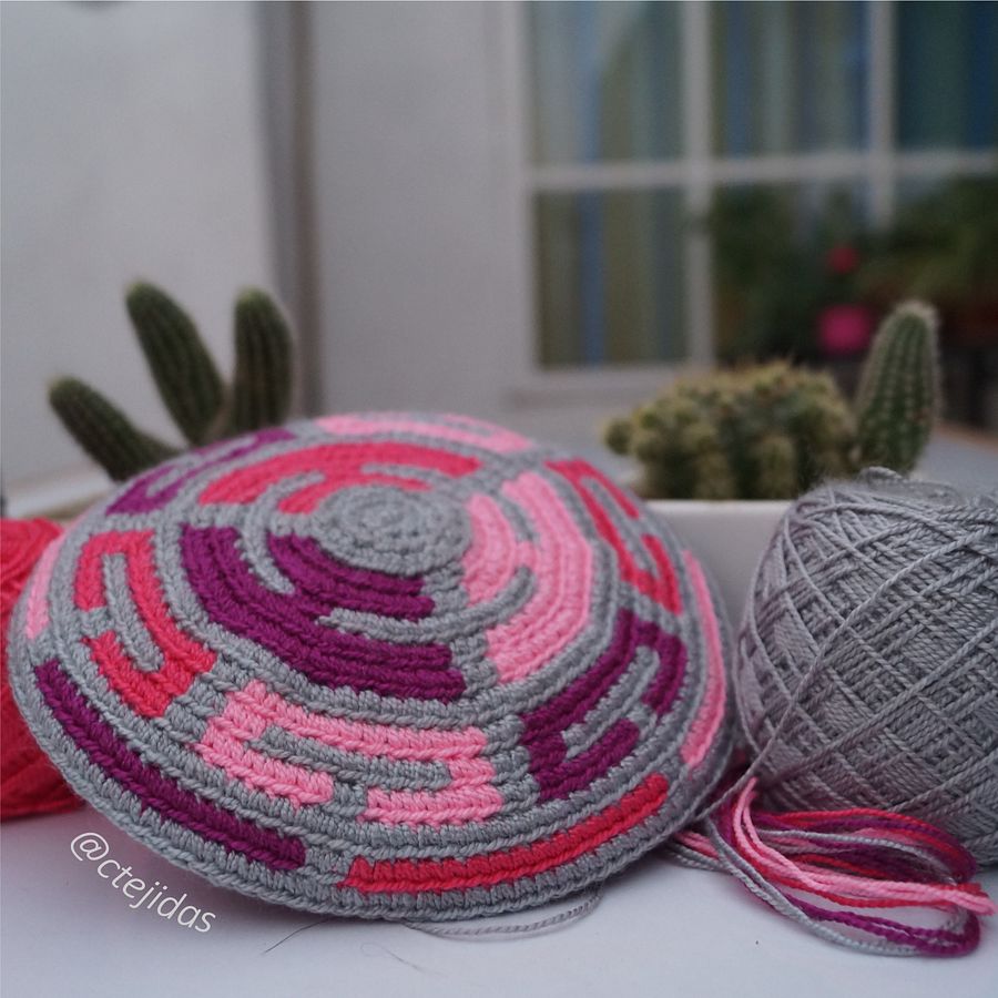 Patrón Mini Mochila Wayuu Flores product image (3)