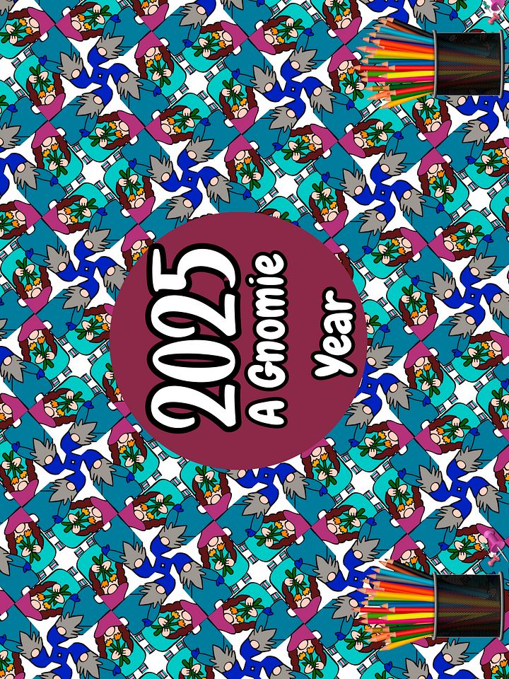 2025 A Gnomie Year Coloring Calendar product image (1)