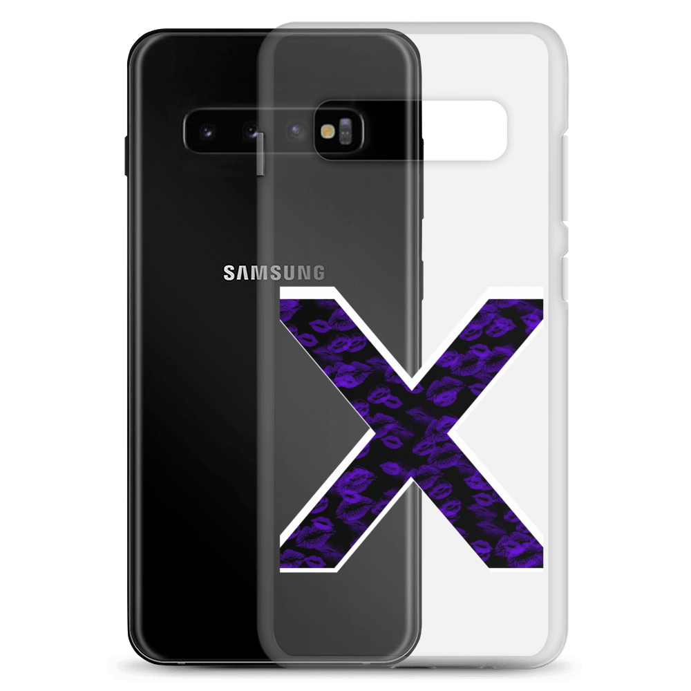 Black X Purple Lipstick Kisses | Phone Case S product image (2)