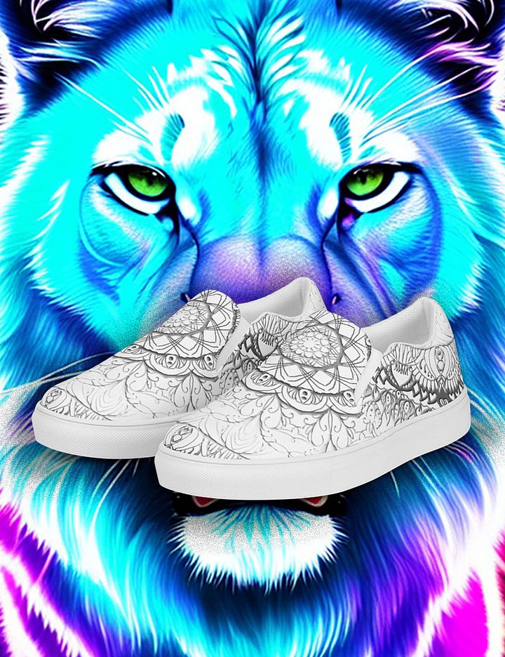 Harmonious Mandala Canvas Shoes product image (1)