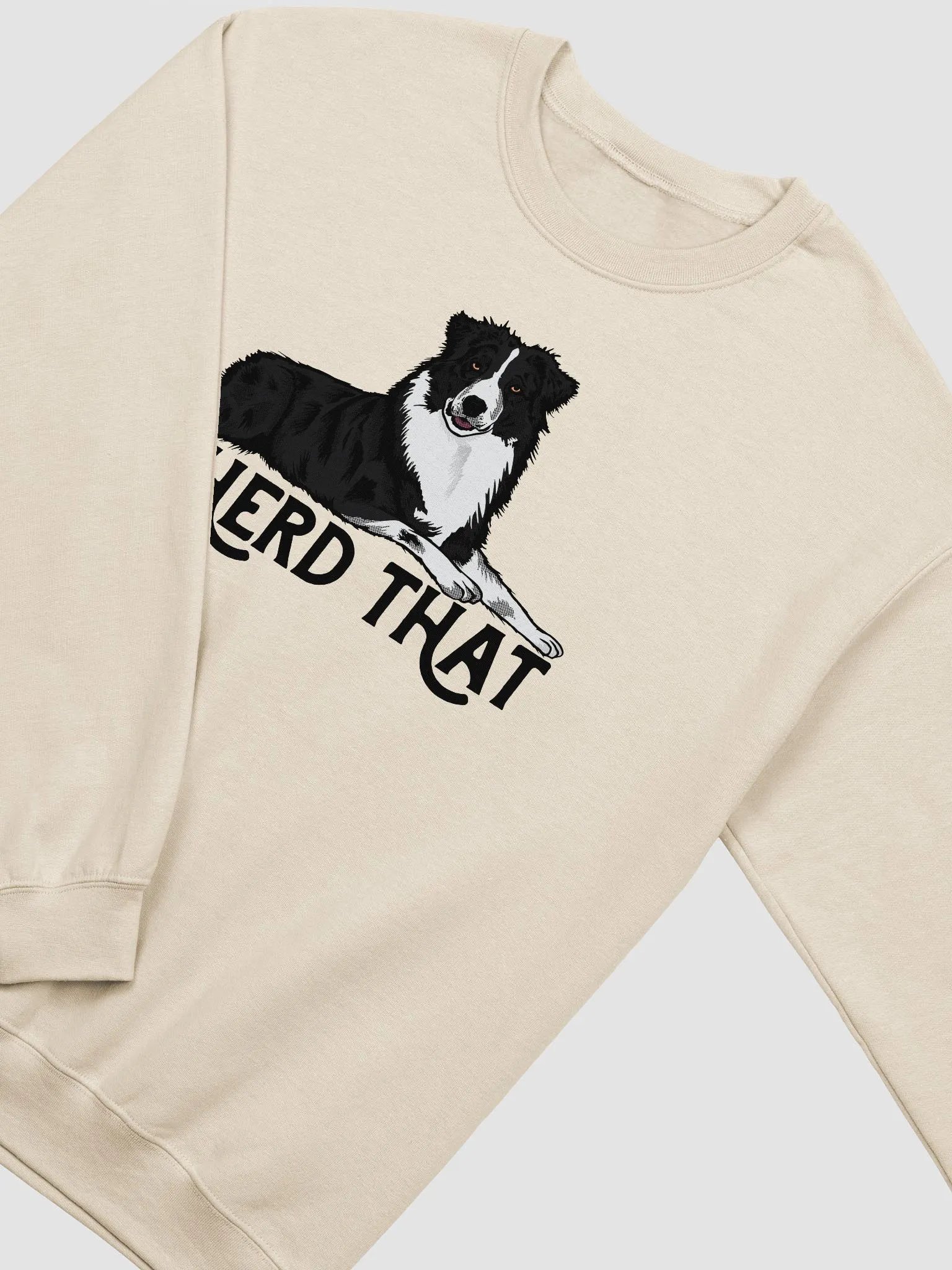 I Herd That | Funny Sweatshirt for Australian Shepherd (Black and White) Dog Owners product image (19)