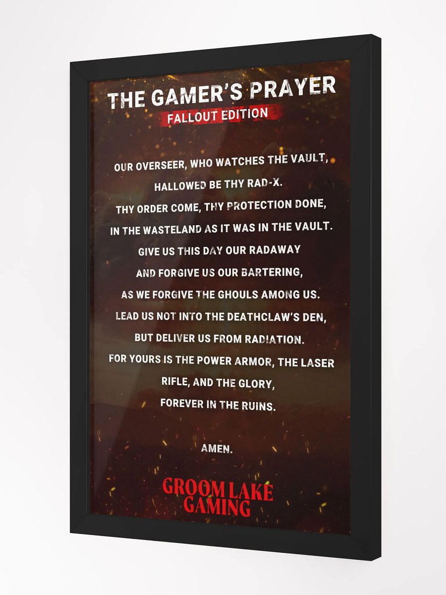 The Gamer's Prayer: Fallout Edition product image (3)