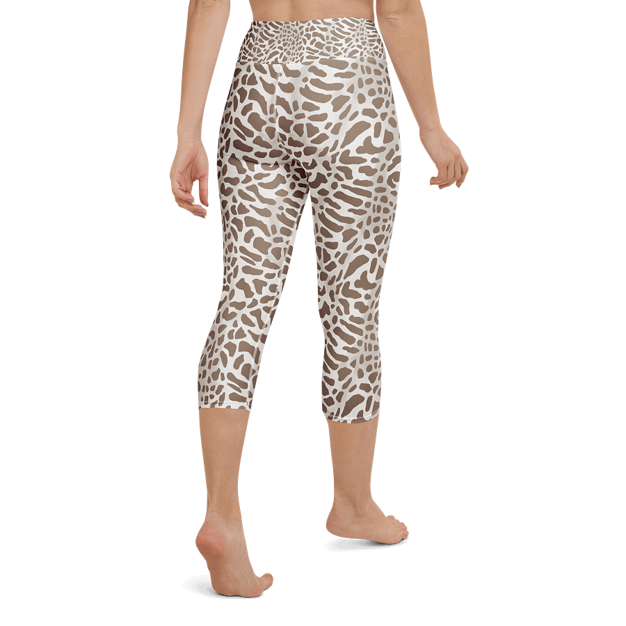 Cappuccino Giraffe Capri Leggings product image (3)