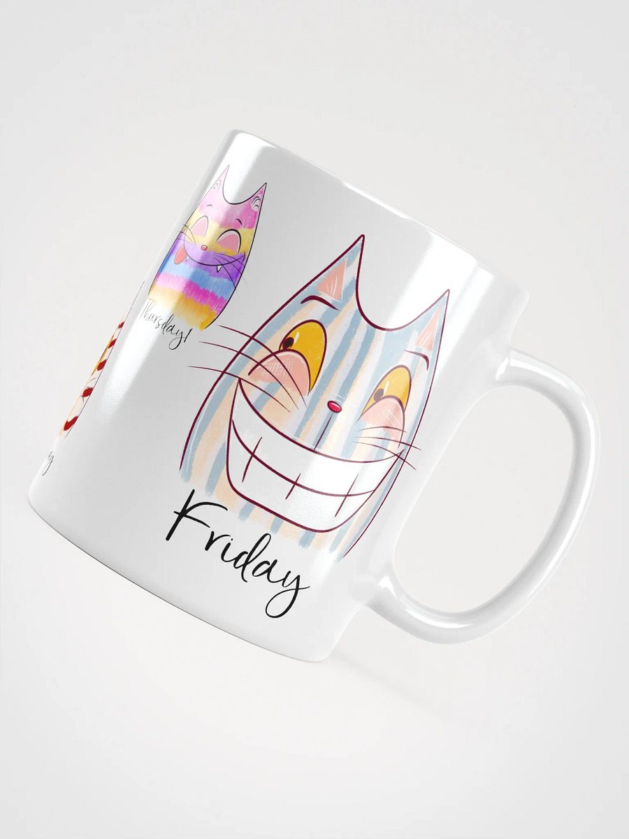 7 Days of Cats Mug – A Purrfectly Hilarious Week in Review product image (10)