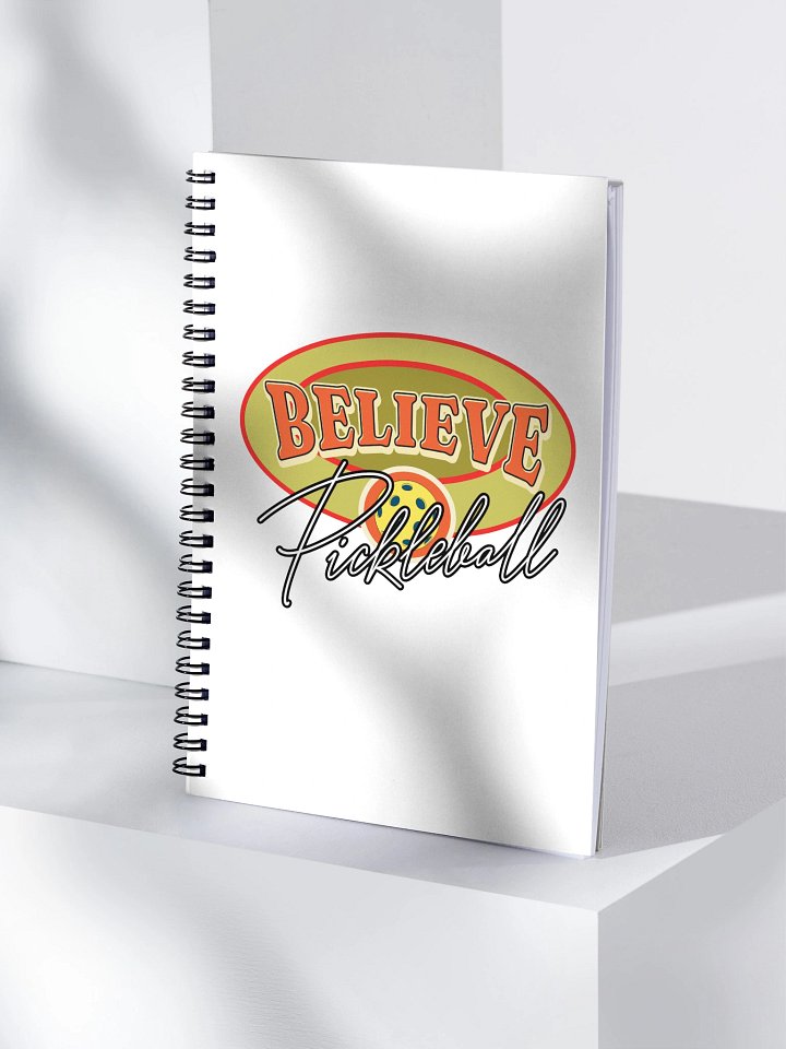 Believe Pickleball Spiral Notebook product image (1)