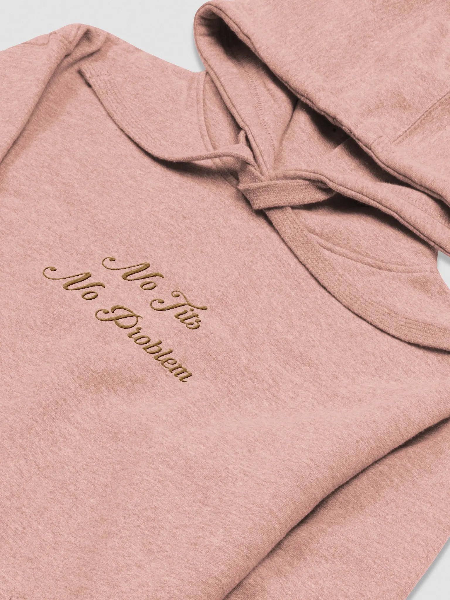 No Tits No Problem Hoodie (Gold Embroidery) product image (3)