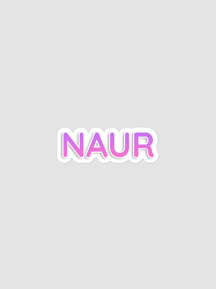 Naur Kiss Cut Sticker product image (1)