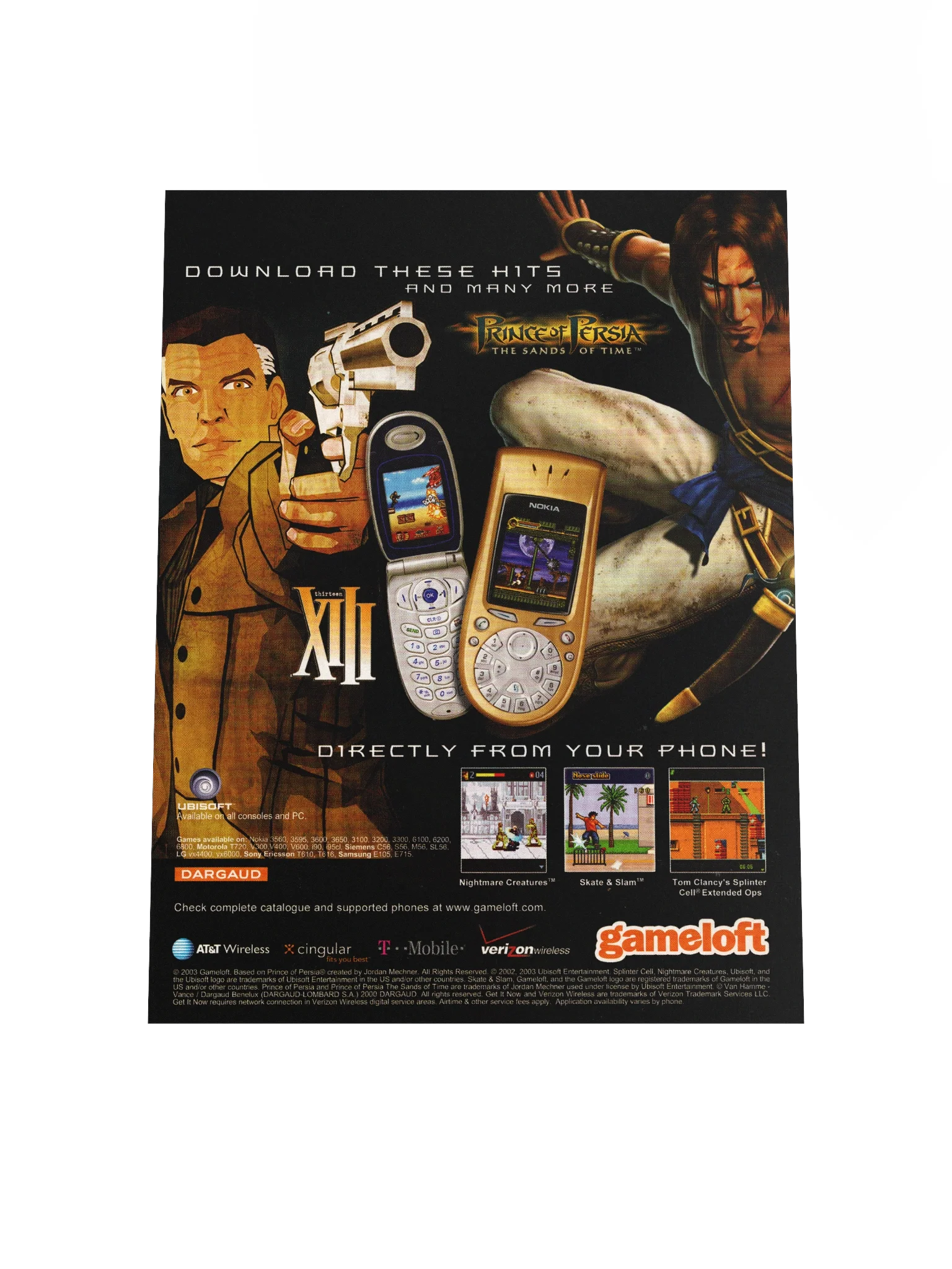 Gameloft Nokia N-Gage Games - Promotional Poster/Flyer product image (4)