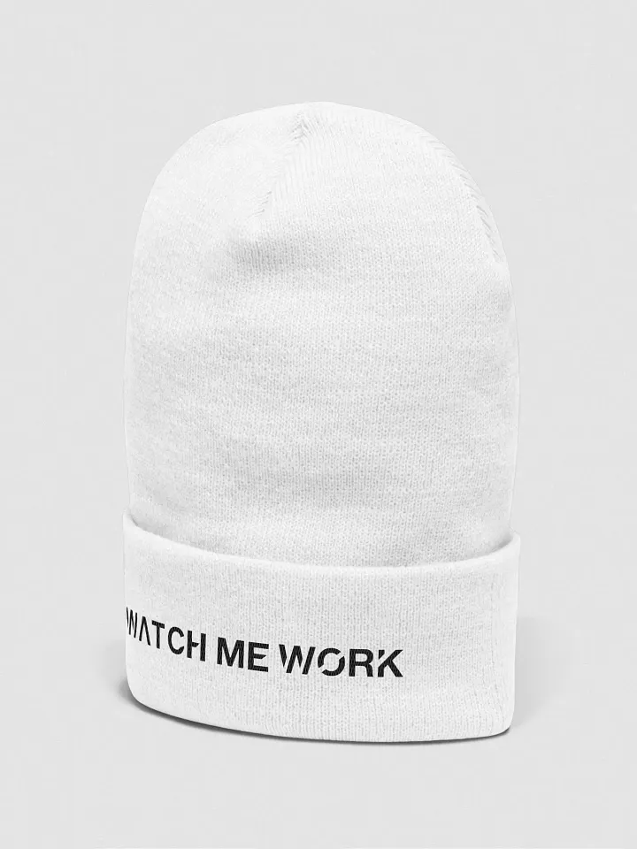WatchMeWork Signature Beanie - White product image (2)