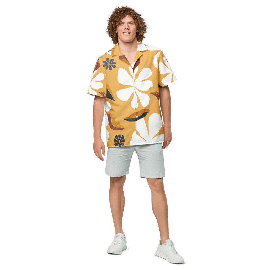 Tropical Breeze Floral Hawaiian Shirt product image (11)