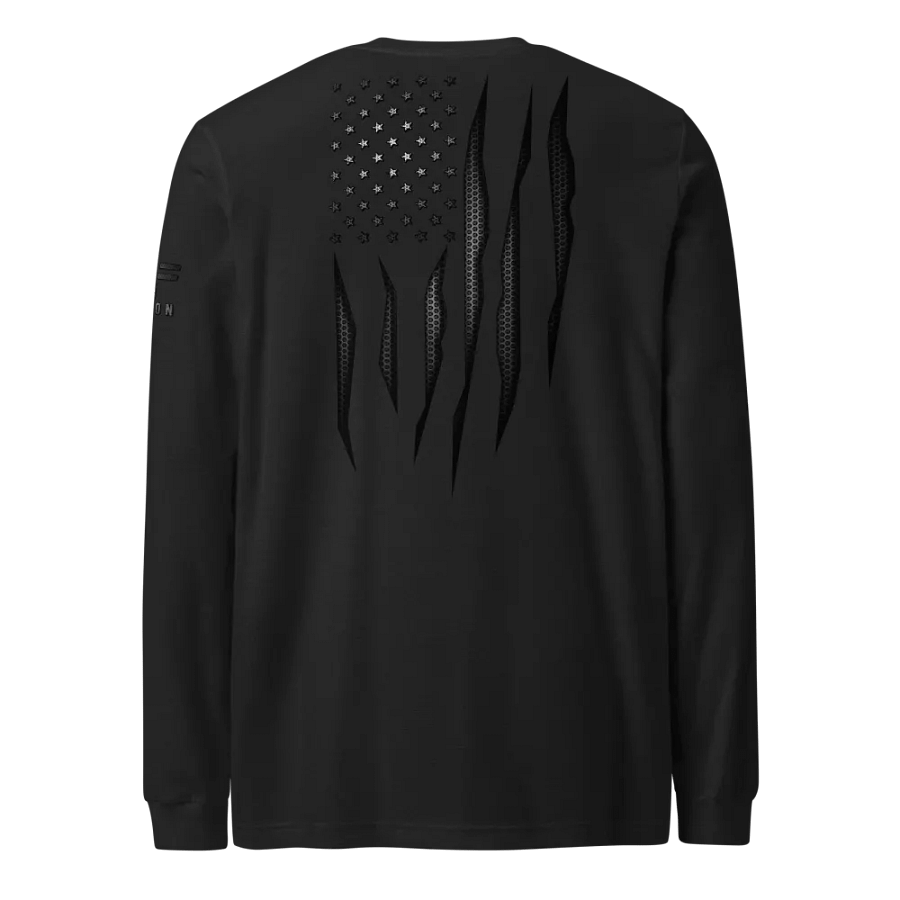Carbon Onyx American Flag Long Sleeve product image (1)