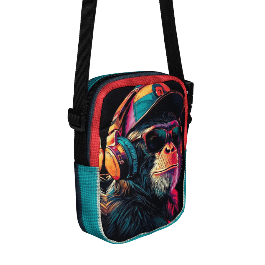 Buhay Tuklas Chimpanzee Groove All-Over Print Crossbody Bag product image (3)