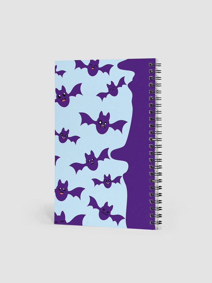 Whimsical Bats Spiral Notebook product image (2)